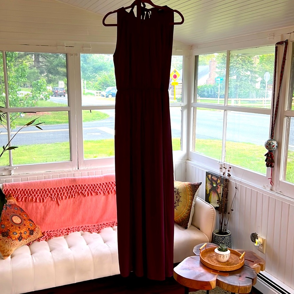 Burgundy Wedding Guest Dress